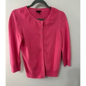 Talbots cotton/rayon blend lightweight sweater, size small, button up cardigan S